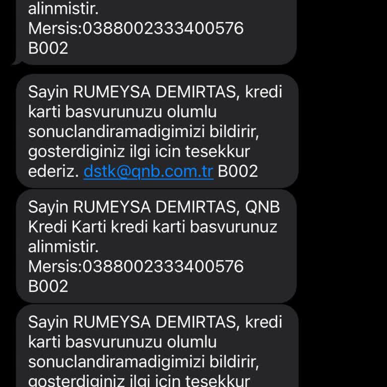 QNB Finansbank'ın Anlaşılmaz Kredi Kartı Reddi