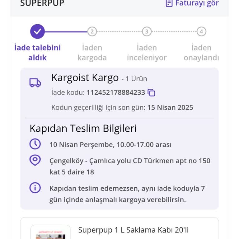 Kargoist Ve N11 İle İade Sorunu: İade Kodum İptal Edildi