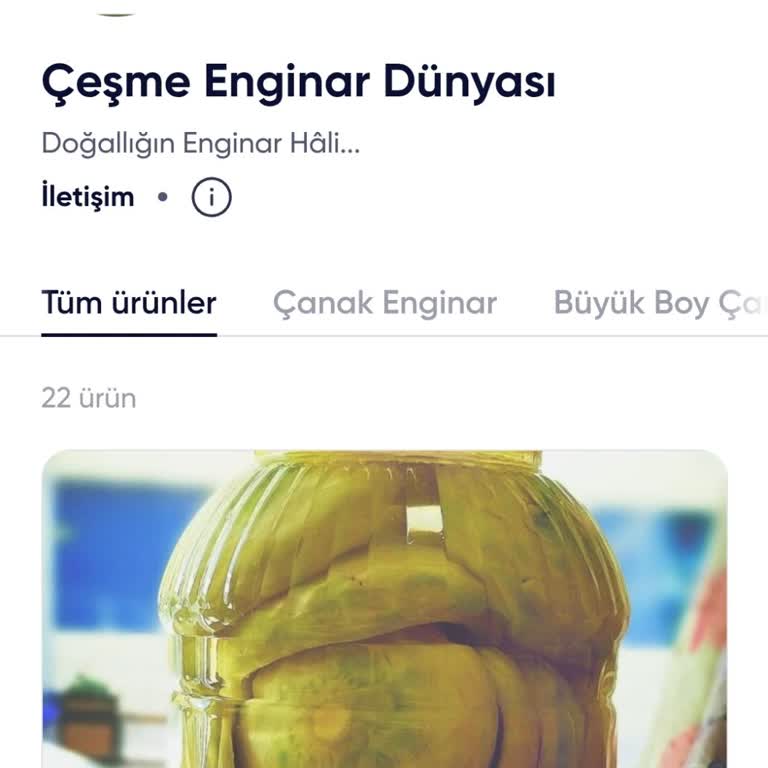 Çeşme Enginar Dünyası'ndan Sipariş Ve İletişim Sorunları