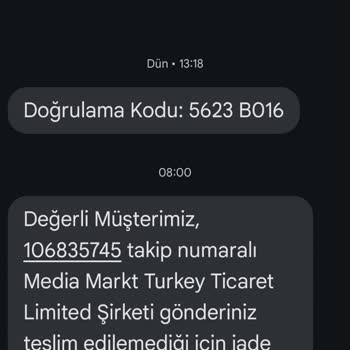 Media Markt İle Kargo Karmaşası: İade Edilen Siparişin Peşinde