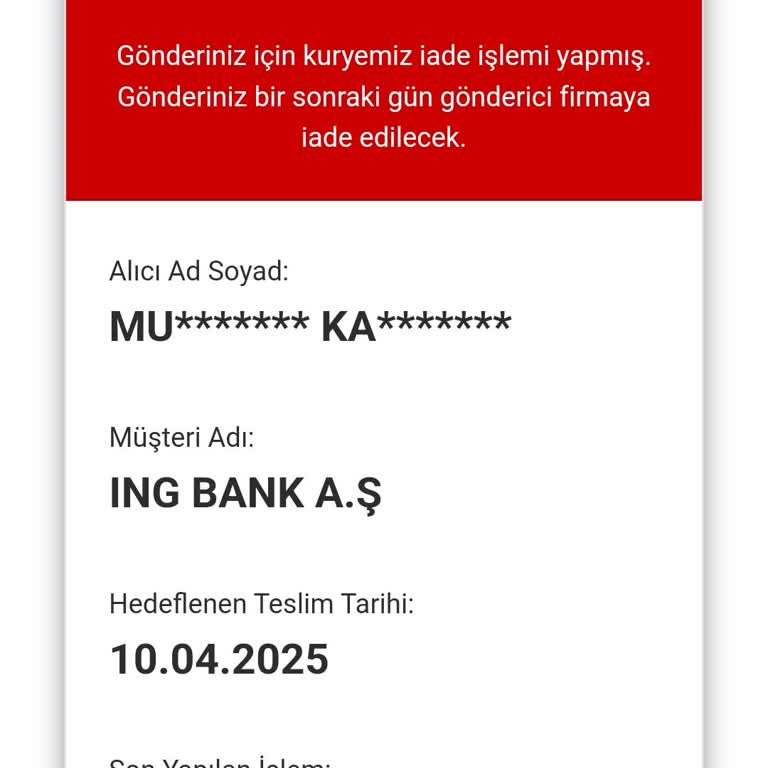 Kart Teslimatında Adres Yetersizliği Sorunu Ve İletişim Eksikliği