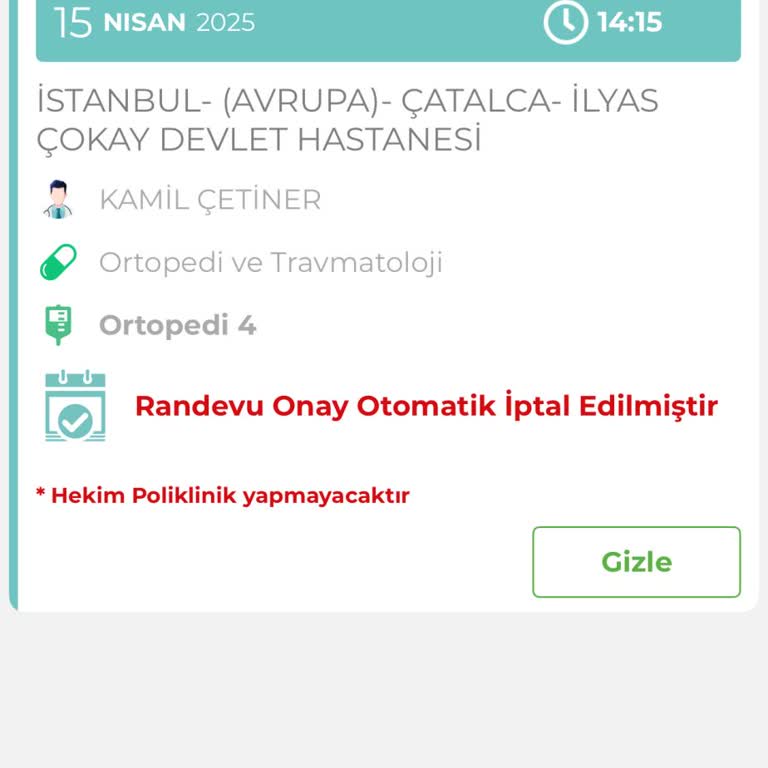 Randevu İptalleri Ve İletişim Sorunları