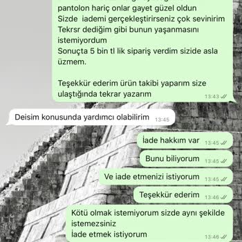 İade Hakkım Engellendi, Hakaretle Karşılaştım