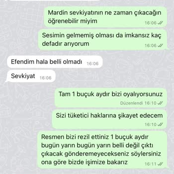 Mardin'e Ulaşmayan Dolap Ve Sorumsuz Satıcı