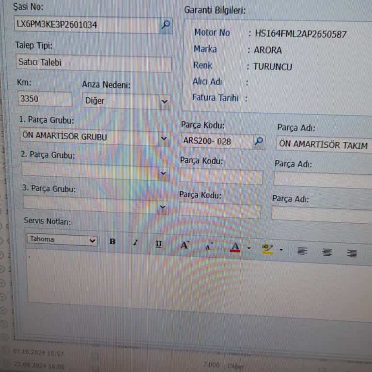 Arora Motor'da Keçe Problemi Ve İletişim Sorunları