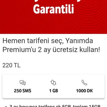 Vodafone'un Sınırlı Ve Yüksek Fiyatlı Tarifeleri Hayal Kırıklığı Yaratıyor