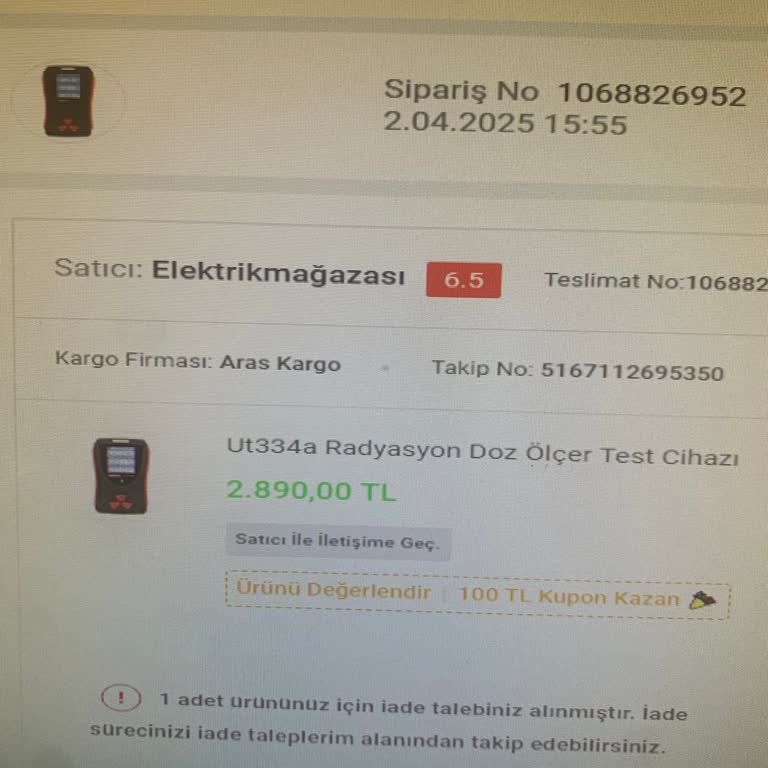 Koçtaş'tan İade Kargo Kodu Sorunu!