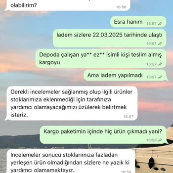 Zara İade Sürecinde Kayıp Ürünler Ve İade Edilmeyen Para!