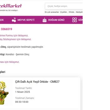 Yanlış Renk Orkide Ve Müşteri Hizmetleri Sorunu