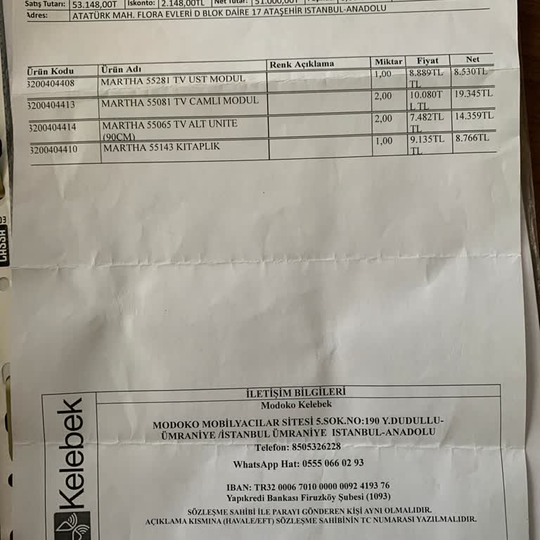 Kırık TV Ünitesi Ve İlgisiz Müşteri Hizmetleri