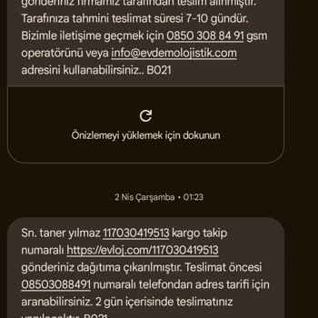 Geciken Kargo Ve İade Sürecinde Yaşanan Sorunlar