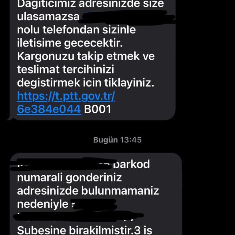 PTT Kargo'nun Teslimat Sorunu: Evde Olmamıza Rağmen Ulaşamadılar
