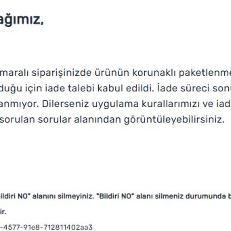 Satıcı Koruması Eksikliği Ve İade Sorunları