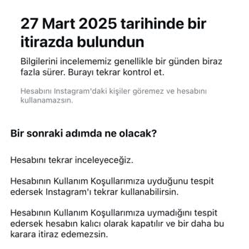 Instagram Hesabım Haksız Yere Kapatıldı, Mağduriyetim Giderilsin