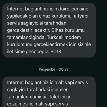 Turkcell Superonline Altyapı Kurulumu Bekleniyor