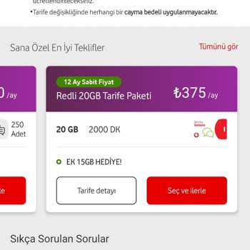 Vodafone'un Taahhüt Ve Fiyat Politikası Mağduriyeti