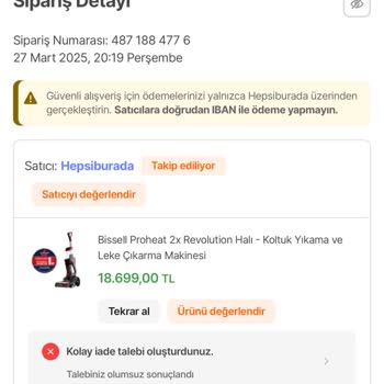 İade Sürecinde Hepsiburada Mağduriyeti