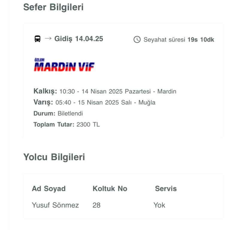 Yanıltıcı Bilet Ve Kötü Hizmet Deneyimi