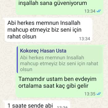Bozuk Kokoreç Ve Kötü Hizmet Deneyimi