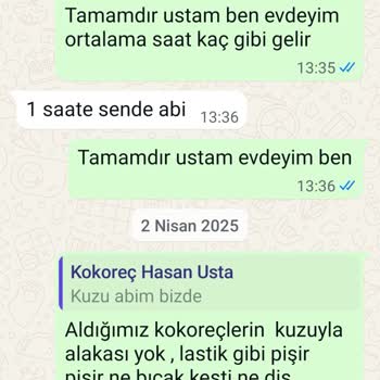Bozuk Kokoreç Ve Kötü Hizmet Deneyimi