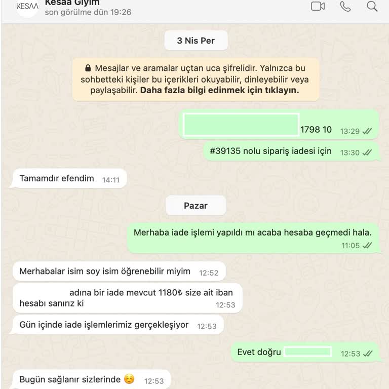 İade Ücreti Alınamayan Alışveriş Deneyimi