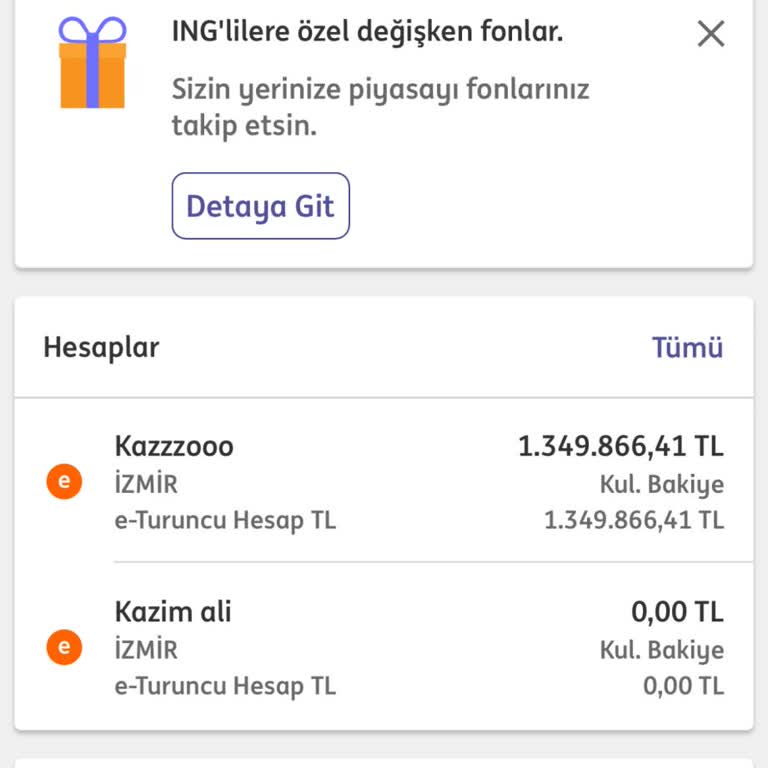 ING E-Turuncu Hesapta Hafta Sonu Vade Sorunu