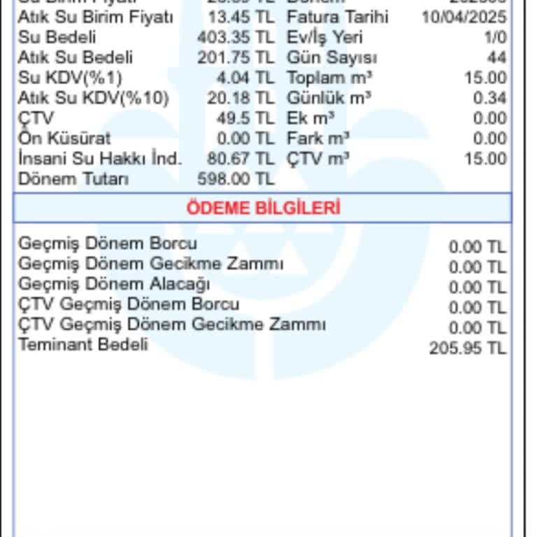 Boş Eve Gelen Yüksek Su Faturası Şoku