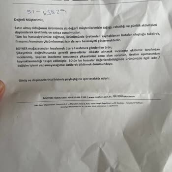 Yanlış Ürün Ve Yetersiz Müşteri Hizmeti: Boyner Ve Skechers Hayal Kırıklığı