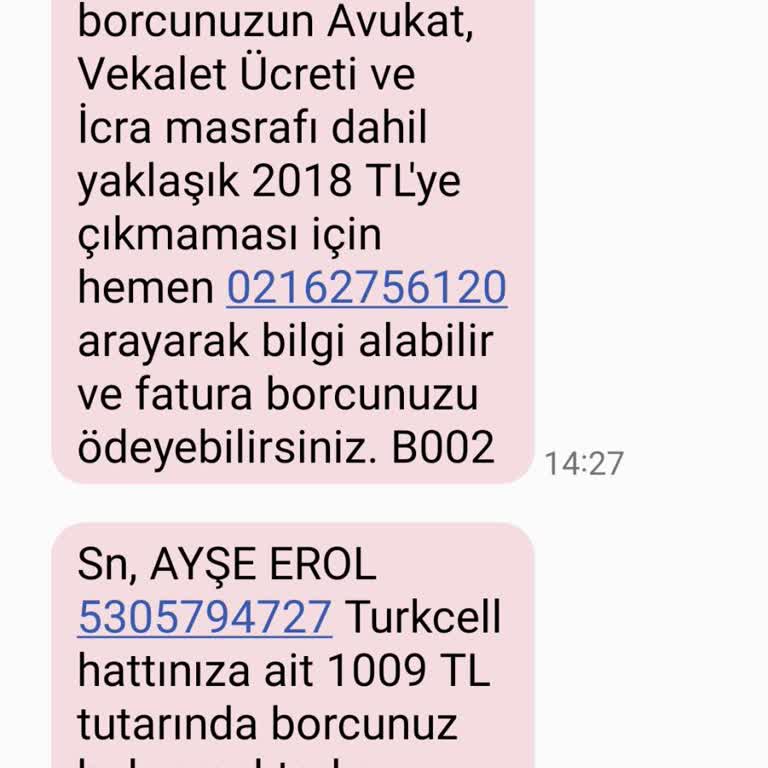 Yanlış Borç Bilgisi Gönderimi Sorunu