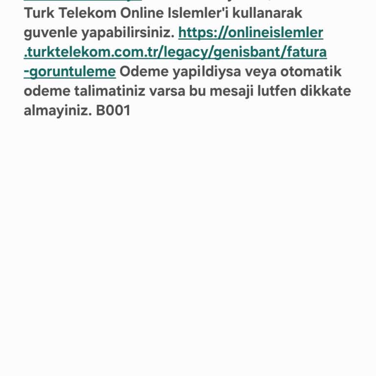 Fatura Şoku: Türk Telekom'un Beklenmedik Sürprizi