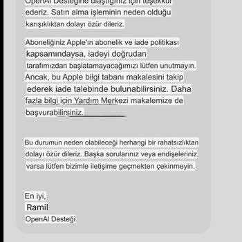 App Store Abonelik İade Sorunu