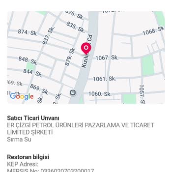 Yemeksepeti Su Siparişinde Teslimat Sorunu