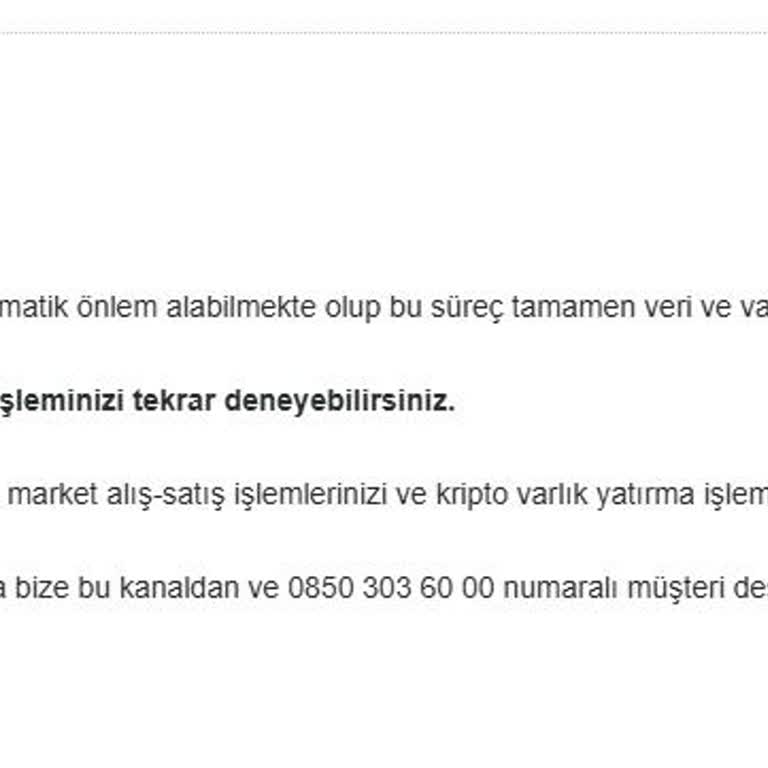 Paribu'da Güvenlik Engeline Takılan Kripto Çekimi