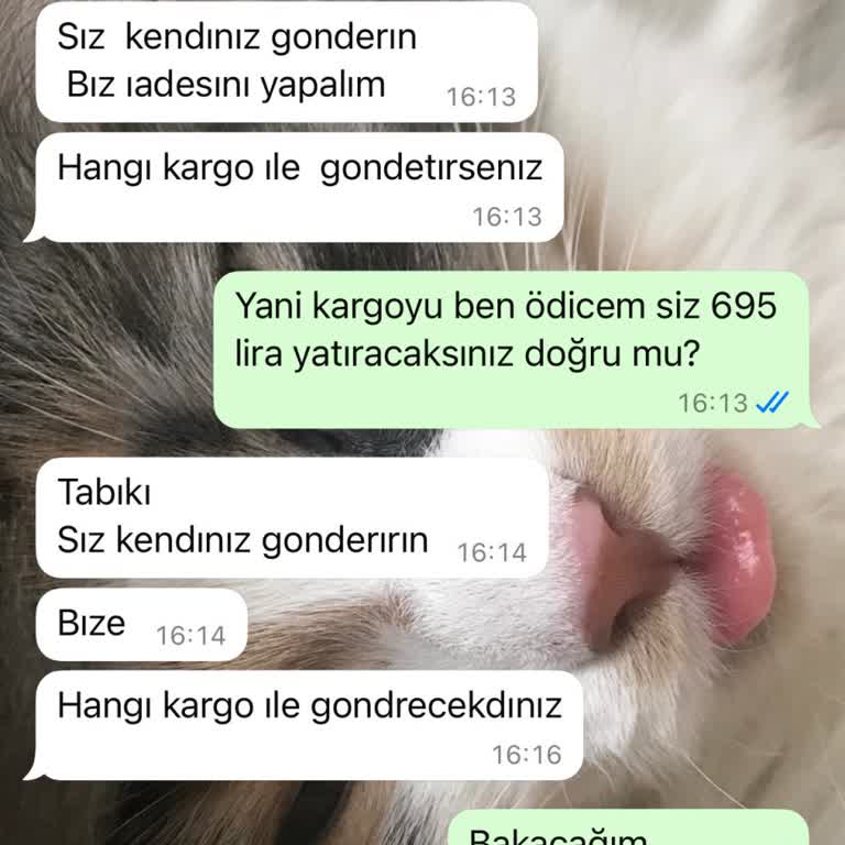 Yanıltıcı Ürün Ağırlığı Ve Yetersiz Müşteri Hizmeti