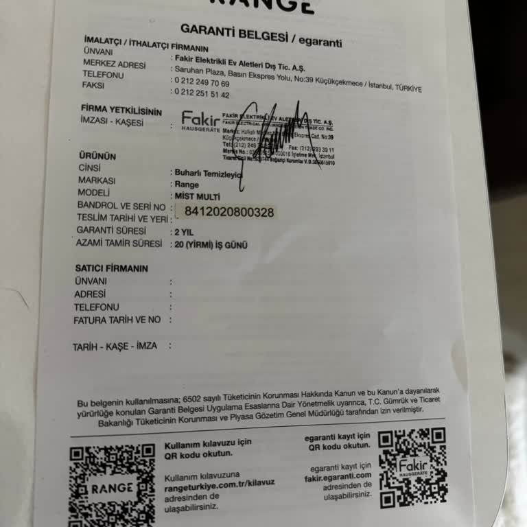 Eksik Parça Ve Yetersiz Müşteri Hizmetleri Mağduriyeti