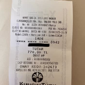 Hastane Test Ücreti Yanıltmacası