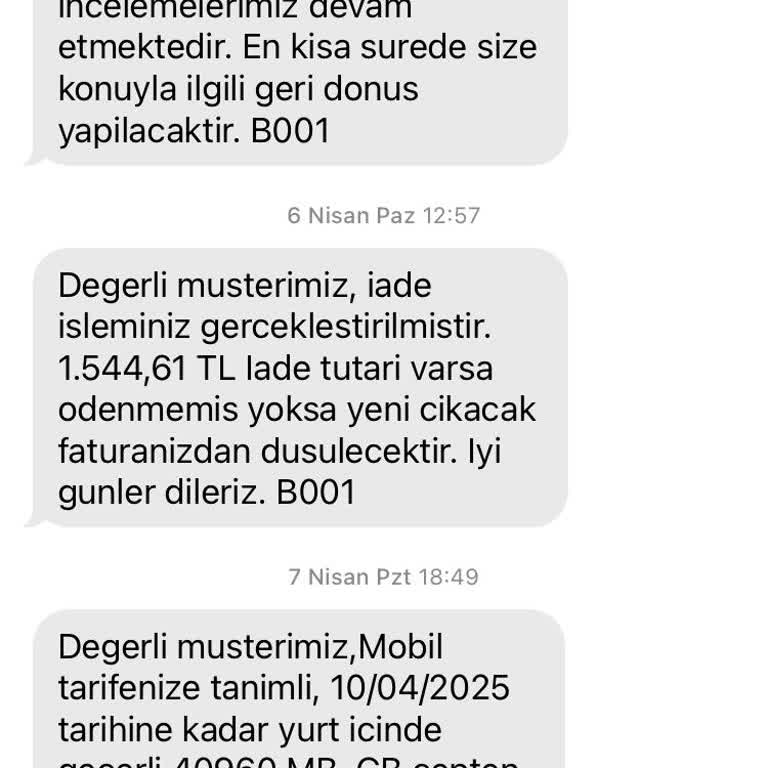 Yanlış Faturalama Ve İade Sorunu