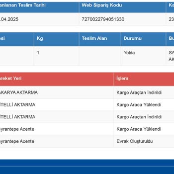 Kayıp Kargo: Çocuğumun Doğum Günü Hediyesi Teslim Edilmedi