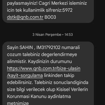 Kredi Kartı Teslimatındaki Gecikme Ve Yetersiz Müşteri Hizmetleri