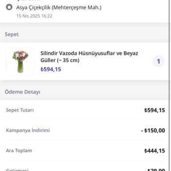 Teslim Edilmeyen Çiçek Siparişi Ve İade Sorunu