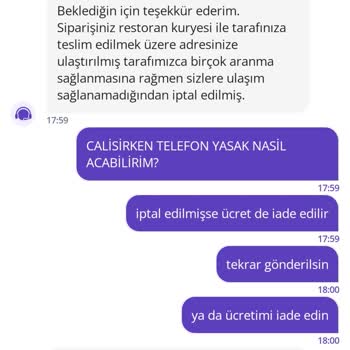 Adres Bulamayan Kurye Ve İade Edilmeyen Ücret