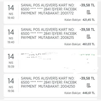 Facebook'un İzinsiz Para Kesintileri Ve İade Talebi