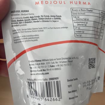 Migros'tan Aldığımız Hurma Küflü Çıktı