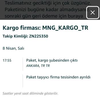 Amazon Türkiye'den Aldığım Tablet Kargoda Kayboldu