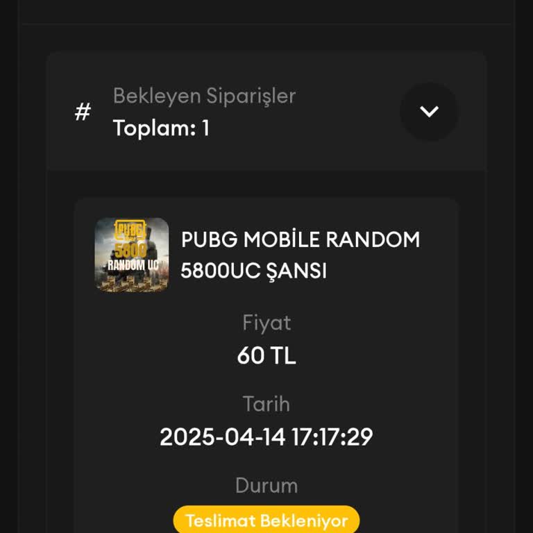 Gamer Ailesi Rastgele Ürün Siparişim Hala Gelmedi