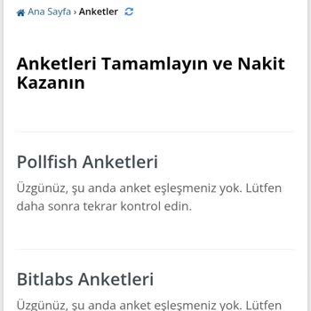 Anket Ücretleri Hesaba Yansımıyor