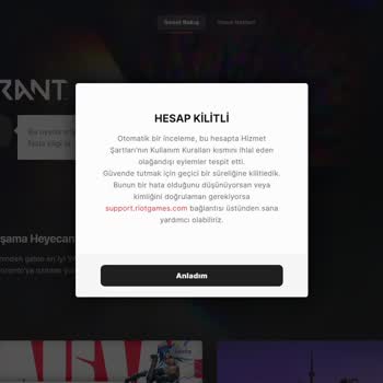 Valorant Hesabım Çalındı Ve Destek Alamadım