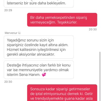 Yemek Siparişi Çilesi: Teslimat Gecikmesi Ve İade Sorunu
