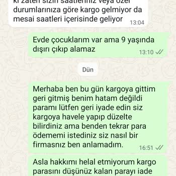 Yanlış Kargo Ücreti Ve İade Sorunu