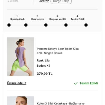 Koton'dan Gelen Desen Defosu Ve Yetersiz Müşteri Hizmeti